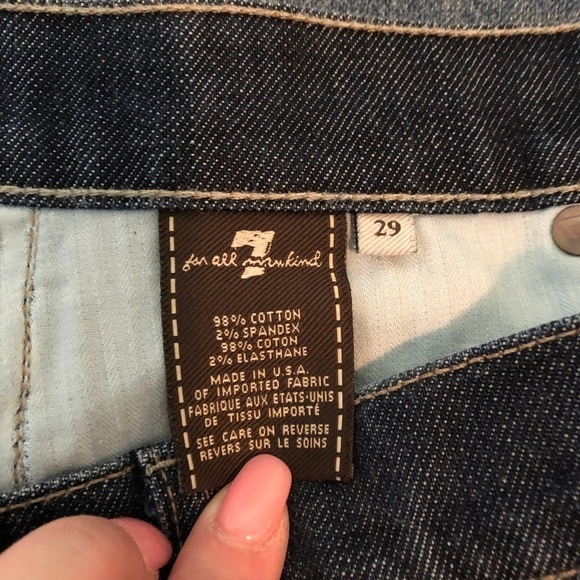 7 For All Mankind Bootcut Jeans Size 29 - Picture 7 of 7